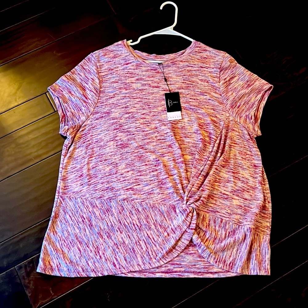 Bobeau pink shirt NWT